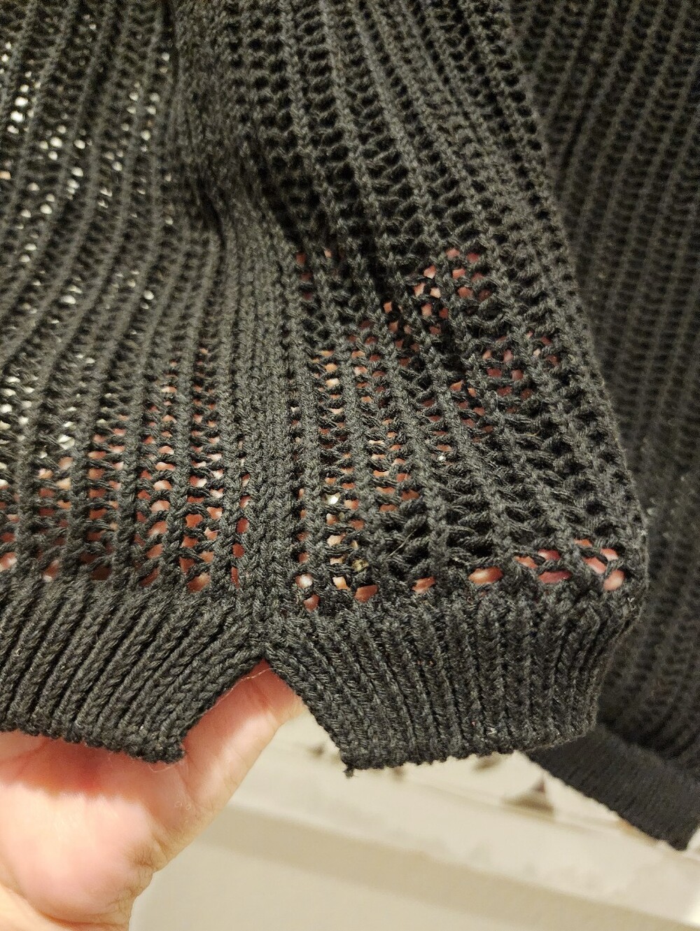ZARA KNITTED HIFG NECK VEST IN BLACK NWT SIZE L/XL - Picture 11 of 16